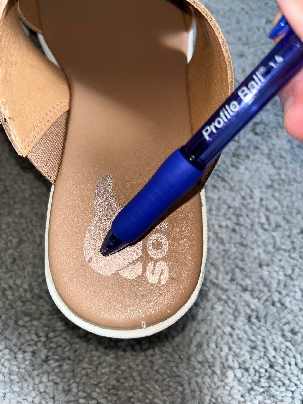 NWOB Sorel Women’s Cameron Flatform Mule Sandal Size 7 - Picture 8 of 8